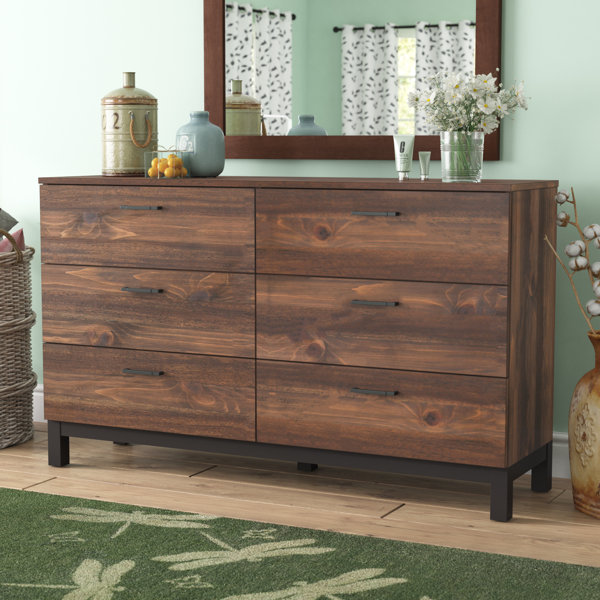 Laurel Foundry Modern Farmhouse Jaiden 6 Drawer Double Dresser